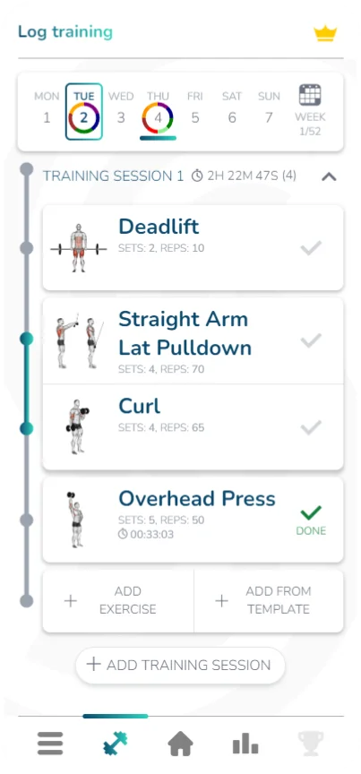 SatisFIT application preview